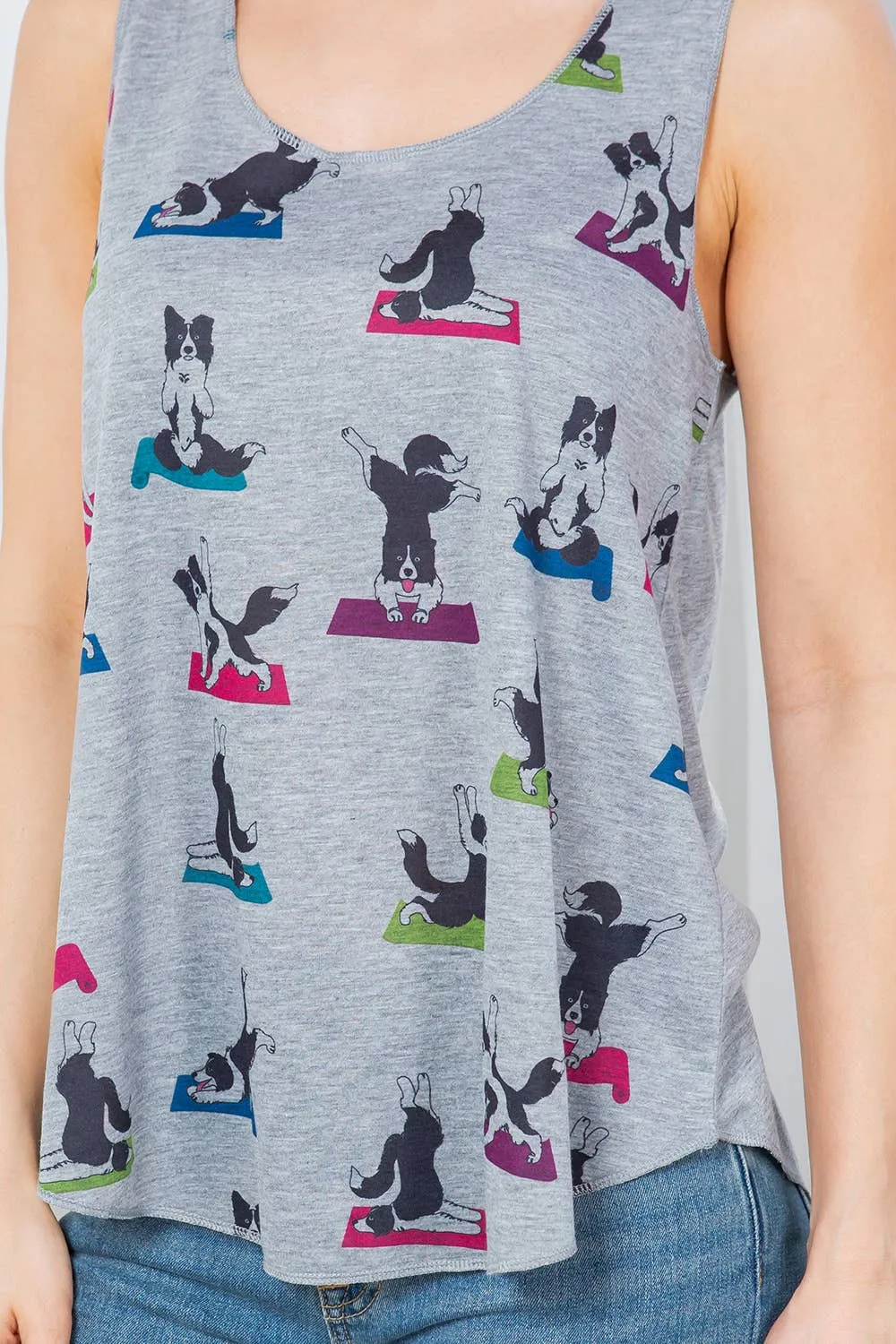 Adorable Pet Yoga Posing Tank (2 Styles)