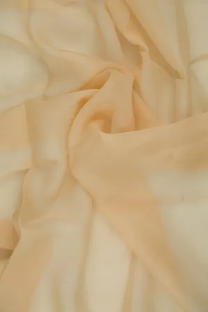 Apple Blossom Silk Chiffon Fabric