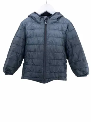 Baby Gap Girls'/Boys' Lightweight Primaloft Puffer Dark Grey/Black Size 3