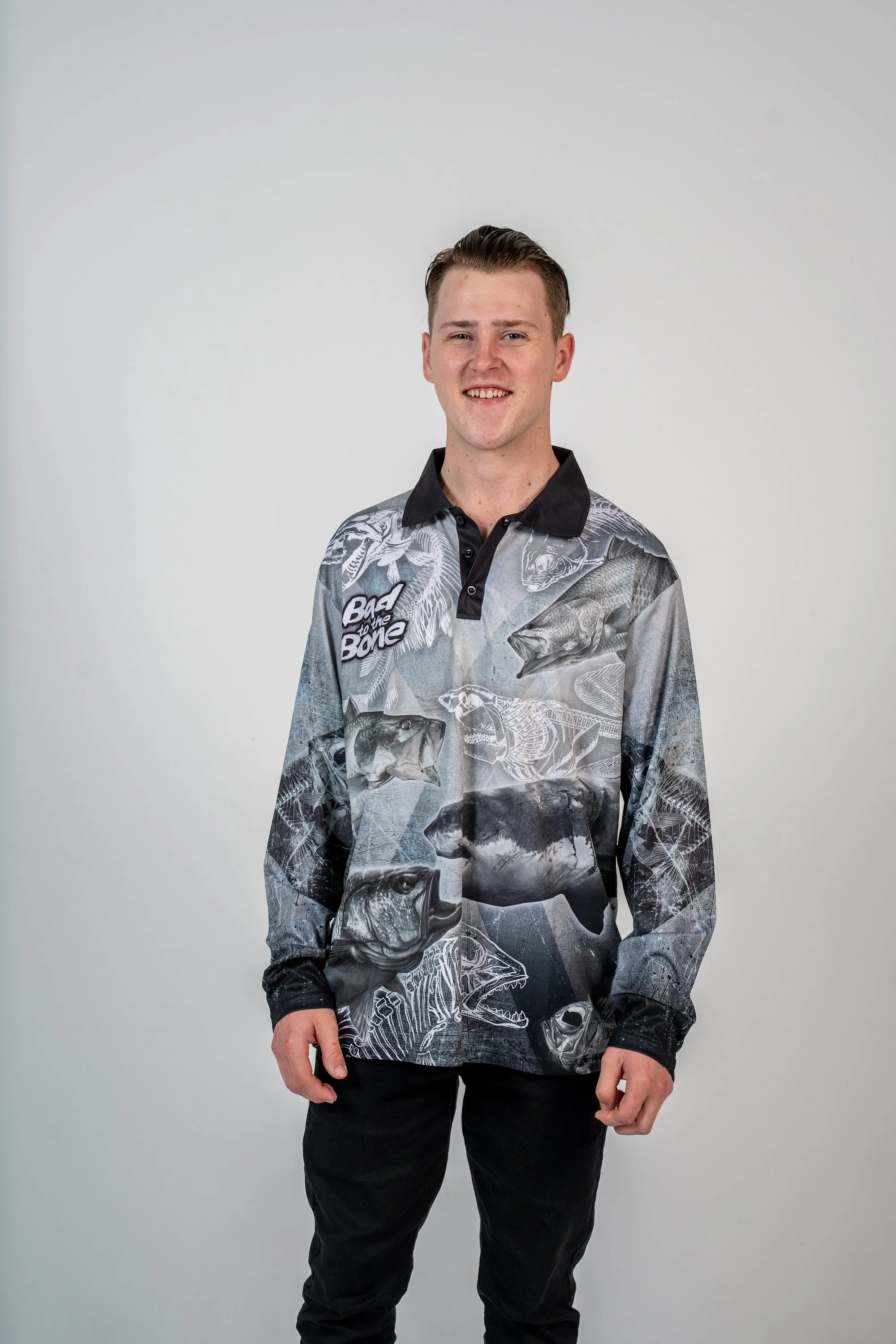 Bad To The Bone Fishing Shirt - Quick Dry & UV Rated