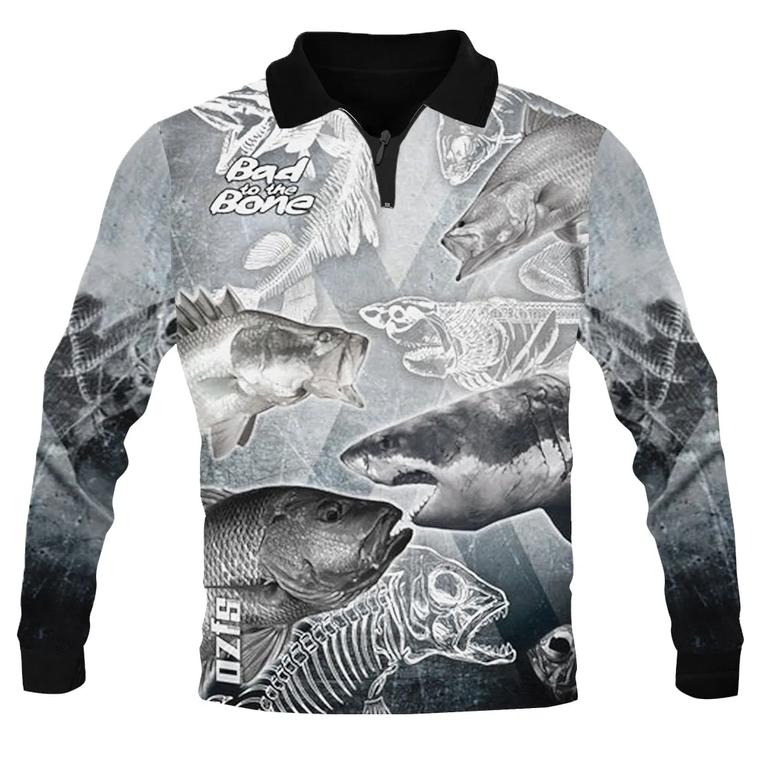 Bad To The Bone Fishing Shirt - Quick Dry & UV Rated