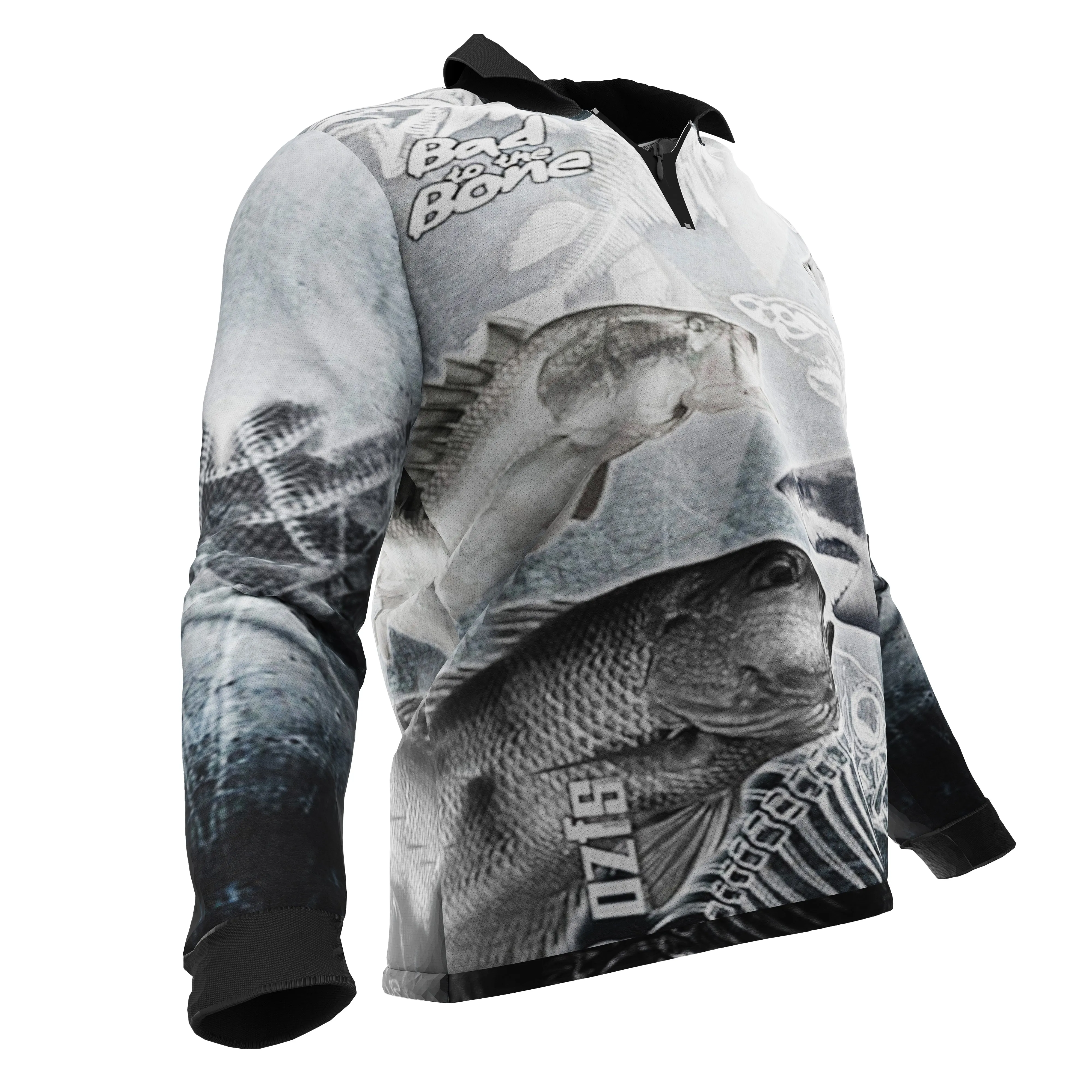 Bad To The Bone Fishing Shirt - Quick Dry & UV Rated