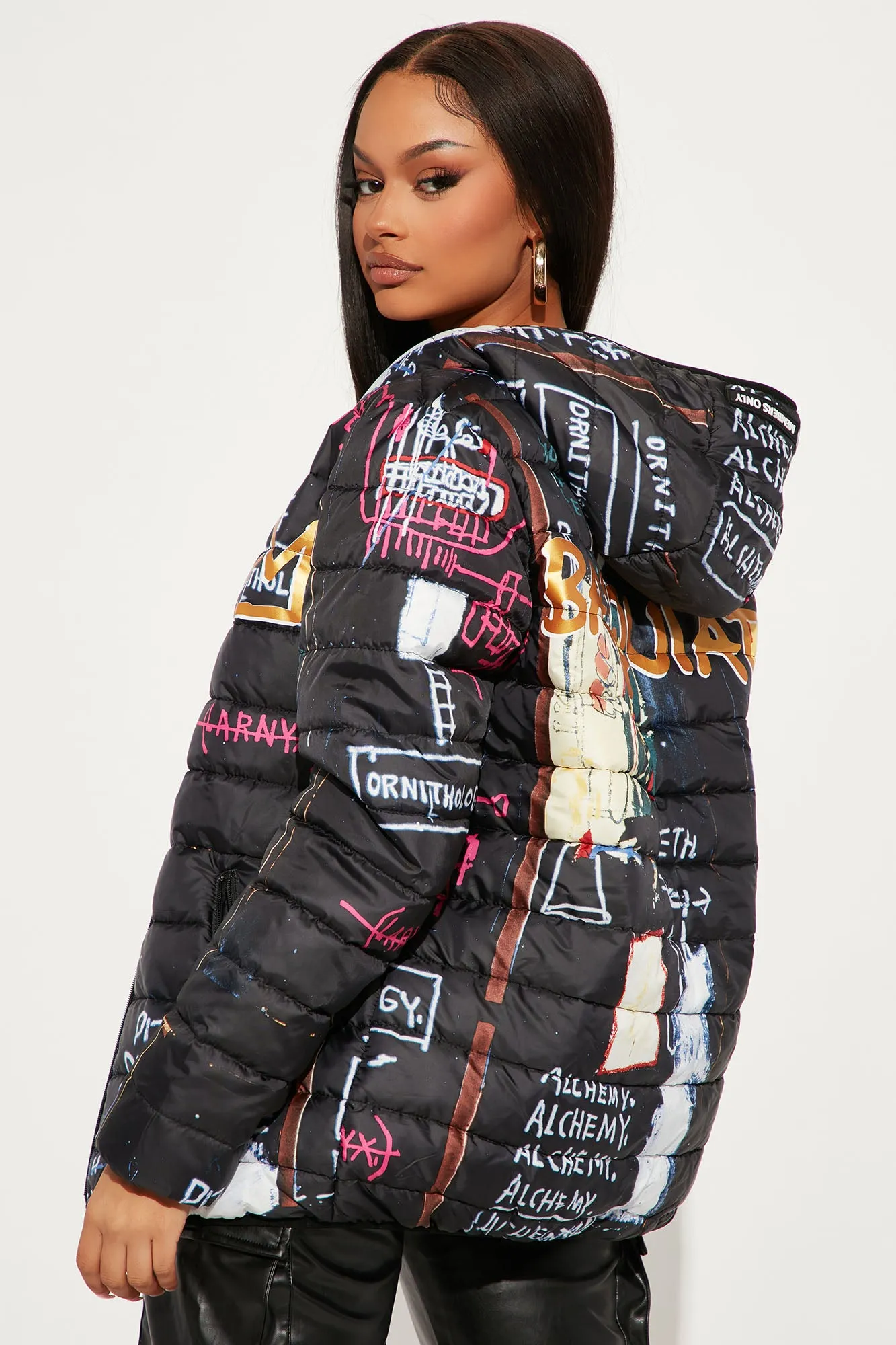 Basquiat Midweight Jacket - Black/White