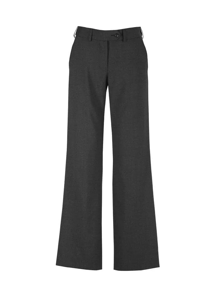 Biz Corporates Womens Mid Rise Adjustable Waist Pant 14015