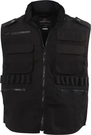 Black - Tactical Outdoor Military Ranger Vest