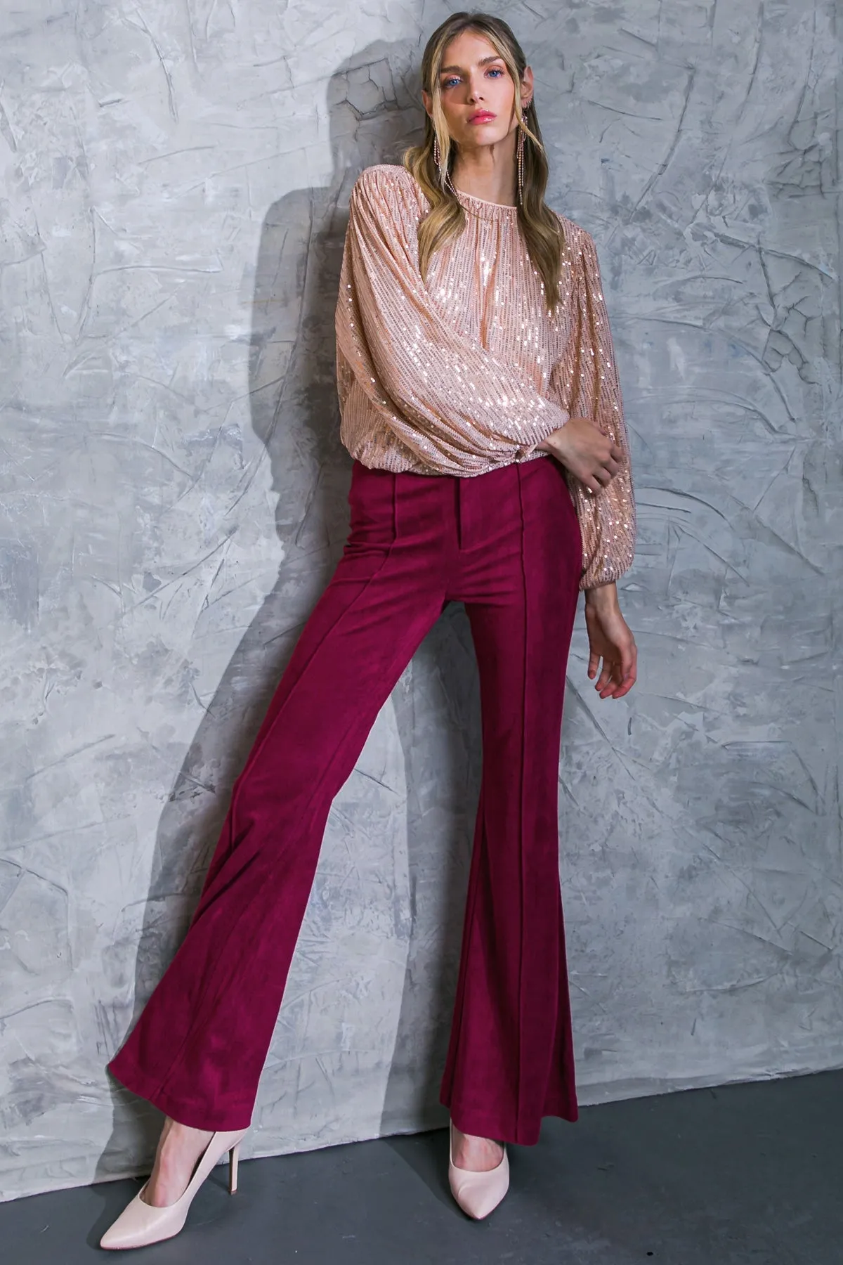 BREEZY BEAUTY SUEDE PANTS