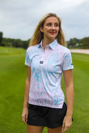 CA Ladies Funky Golf Shirt | Autumn Lily