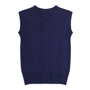 Cashmere Blend Vest -- Captain Navy