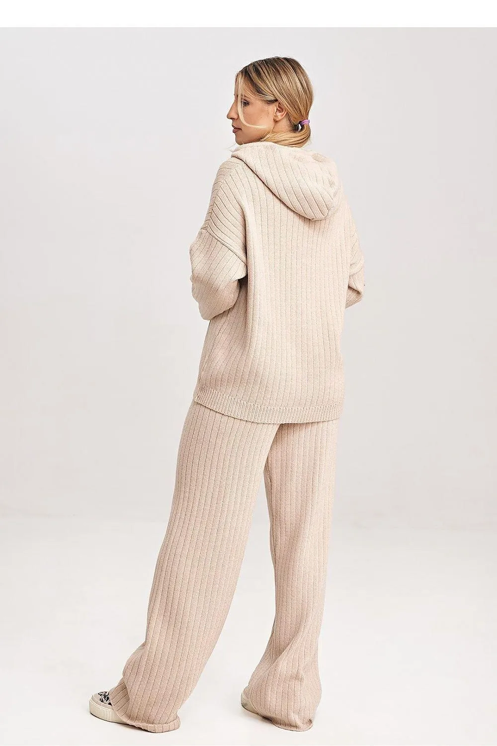 Chic Hoodie Knit Lounge Ensemble