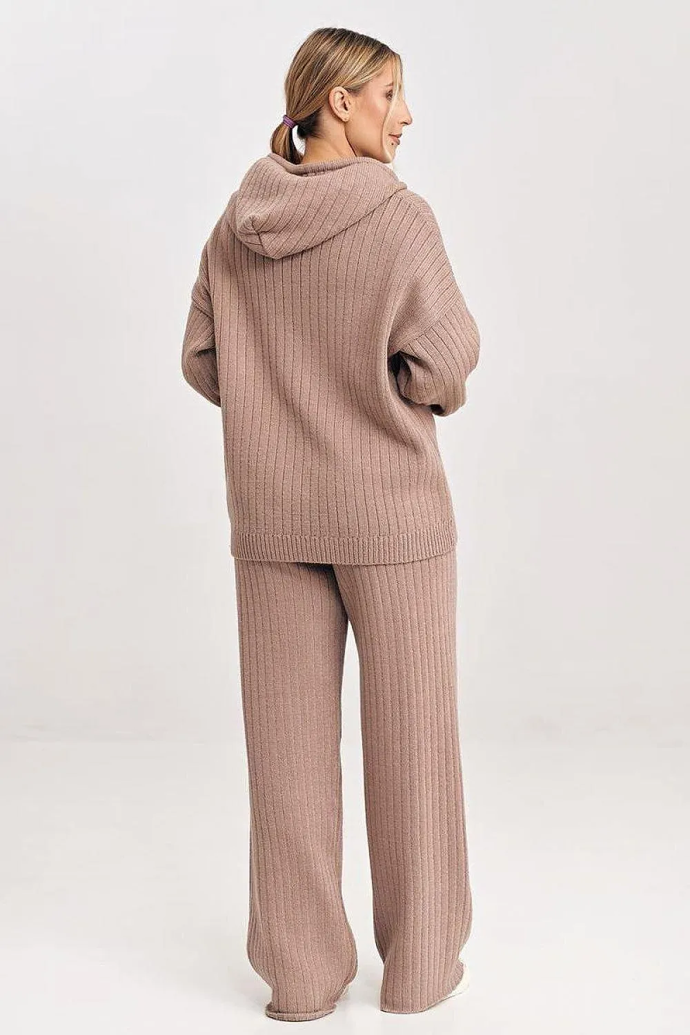 Chic Hoodie Knit Lounge Ensemble