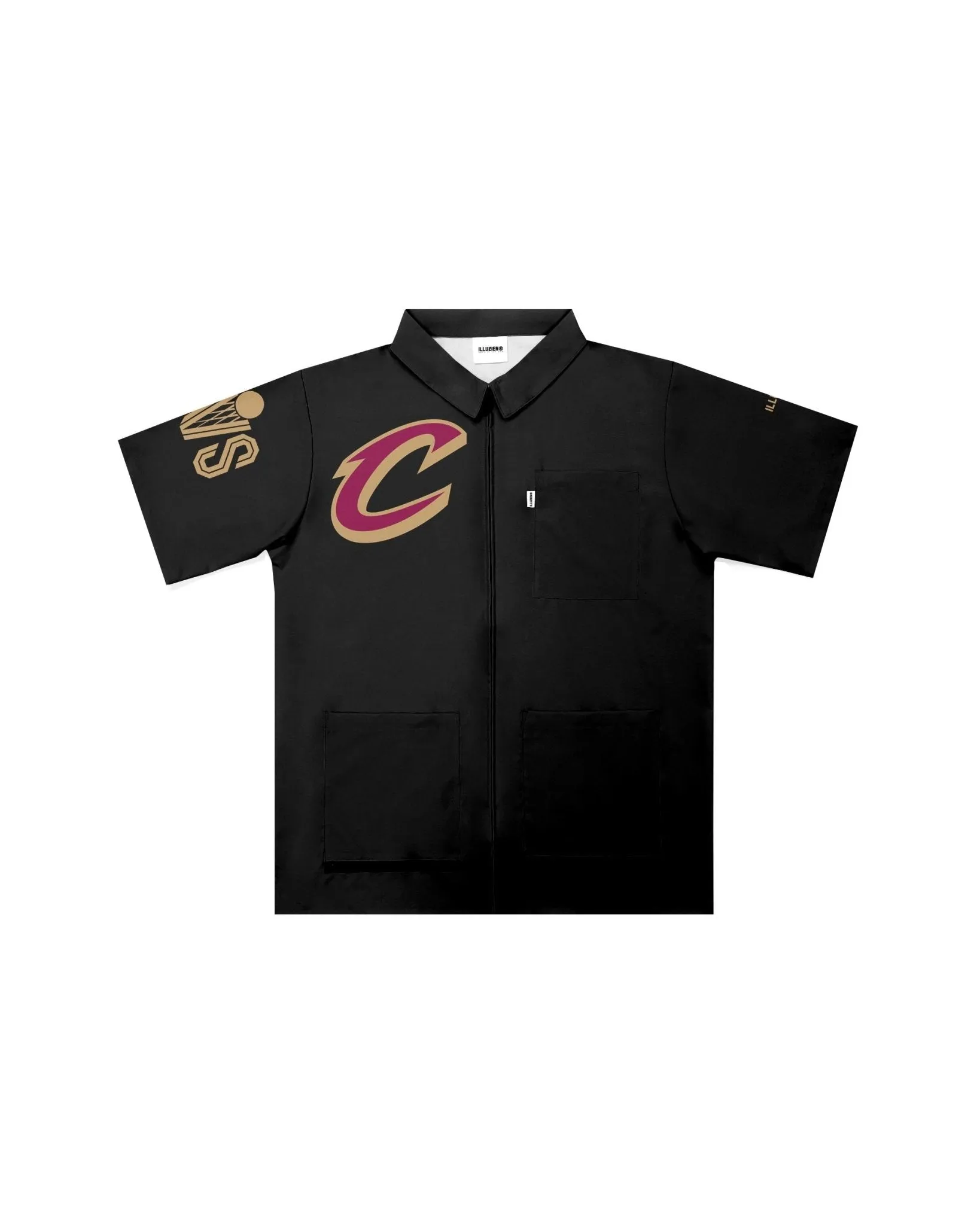 Cleveland Cavaliers "Big Logo" Traditional Barber Jacket