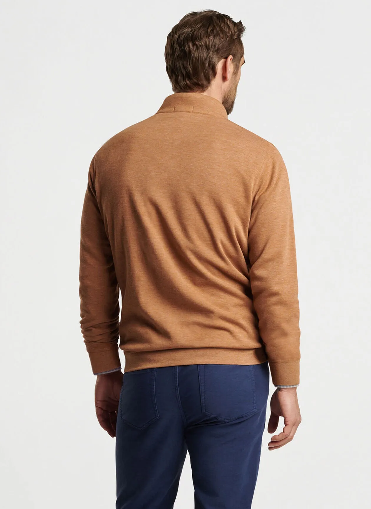 Crown Comfort Pullover in British Tan by Peter Millar