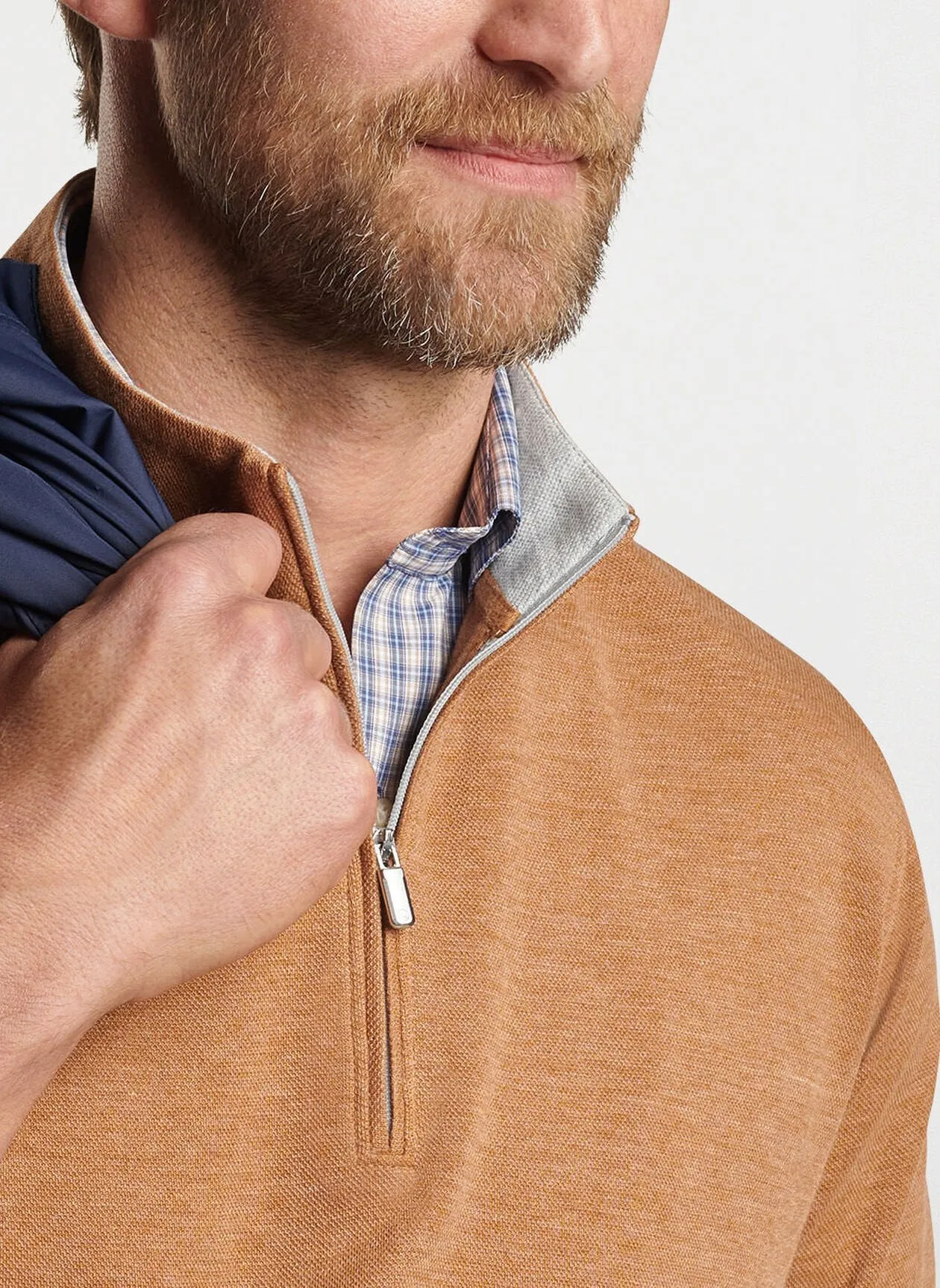 Crown Comfort Pullover in British Tan by Peter Millar