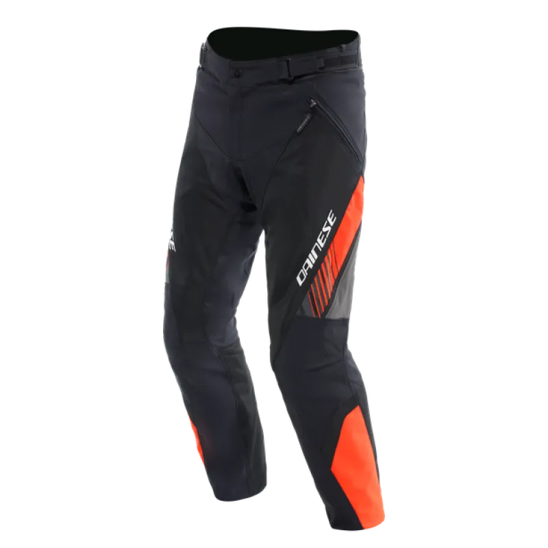 Dainese Drake 2 Air Absoluteshell Pants Black/Red Fluorescent