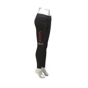 Delta Sigma Theta Sorority Women's Yoga Leggings Black