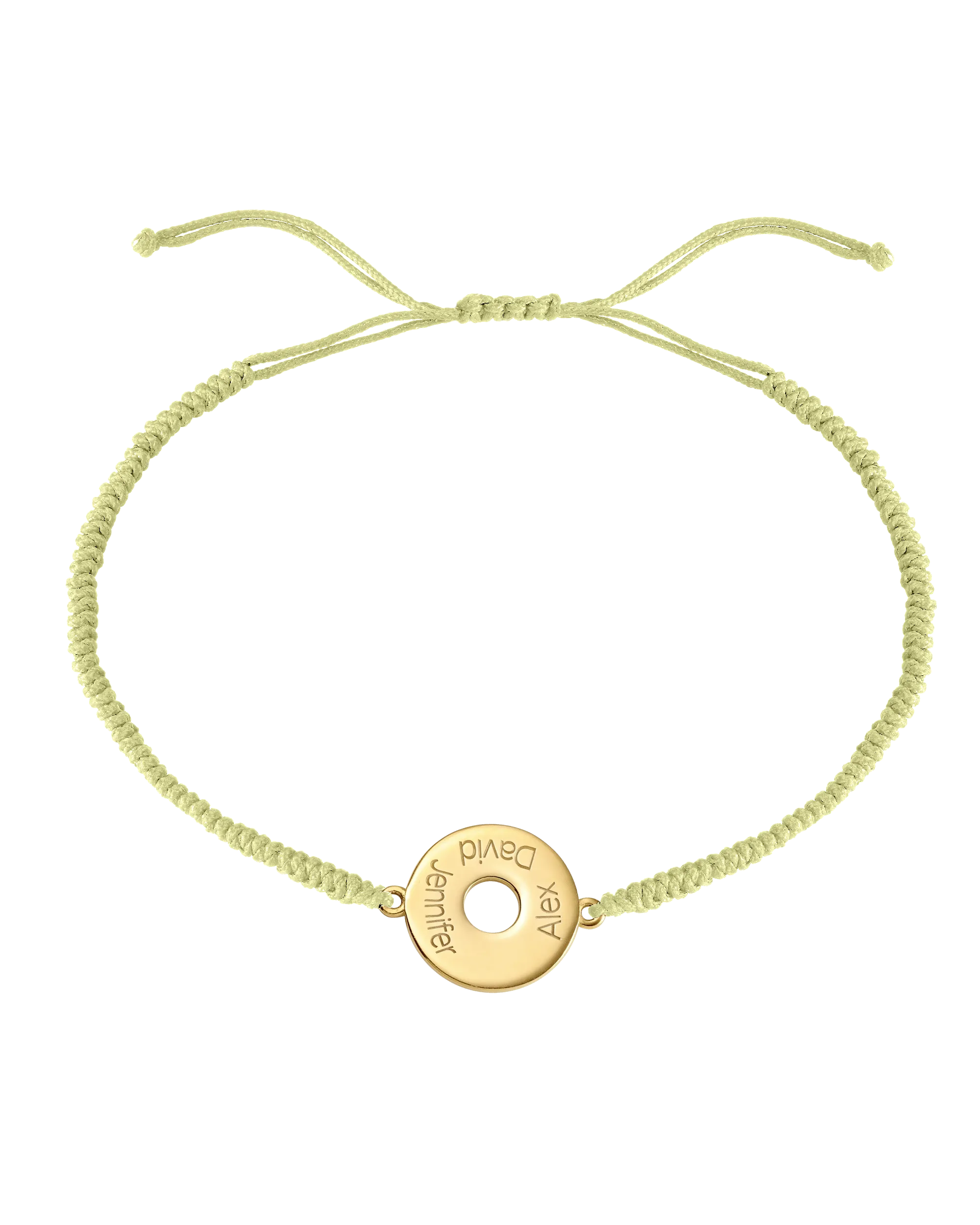 Donut Cord Bracelet - 18K Gold Vermeil