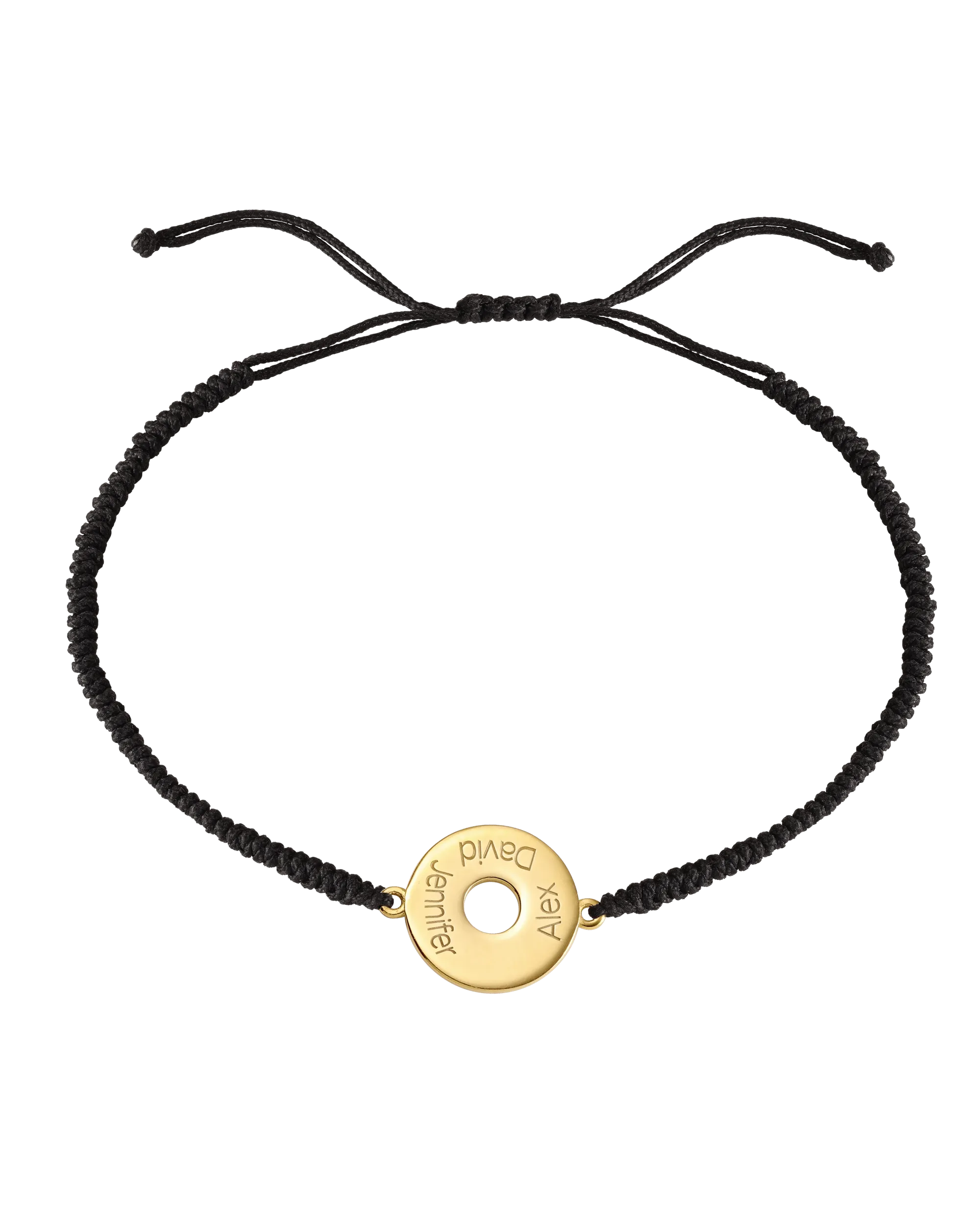 Donut Cord Bracelet - 18K Gold Vermeil