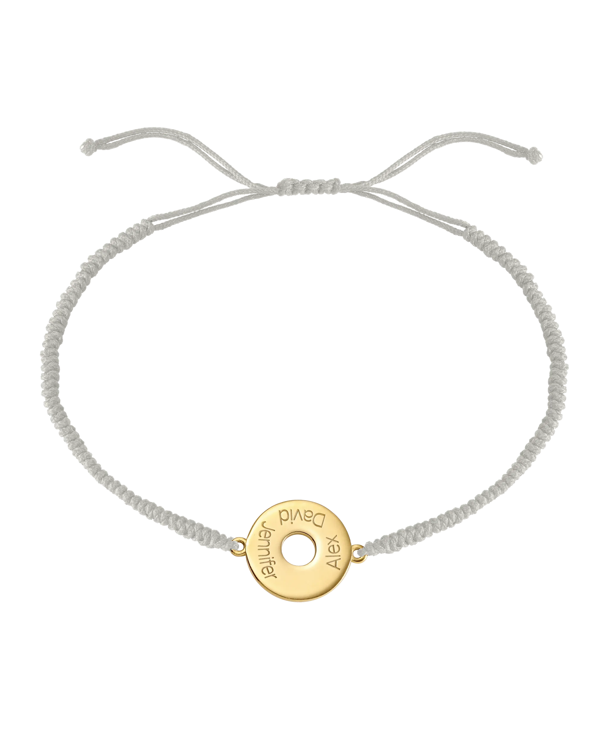 Donut Cord Bracelet - 18K Gold Vermeil