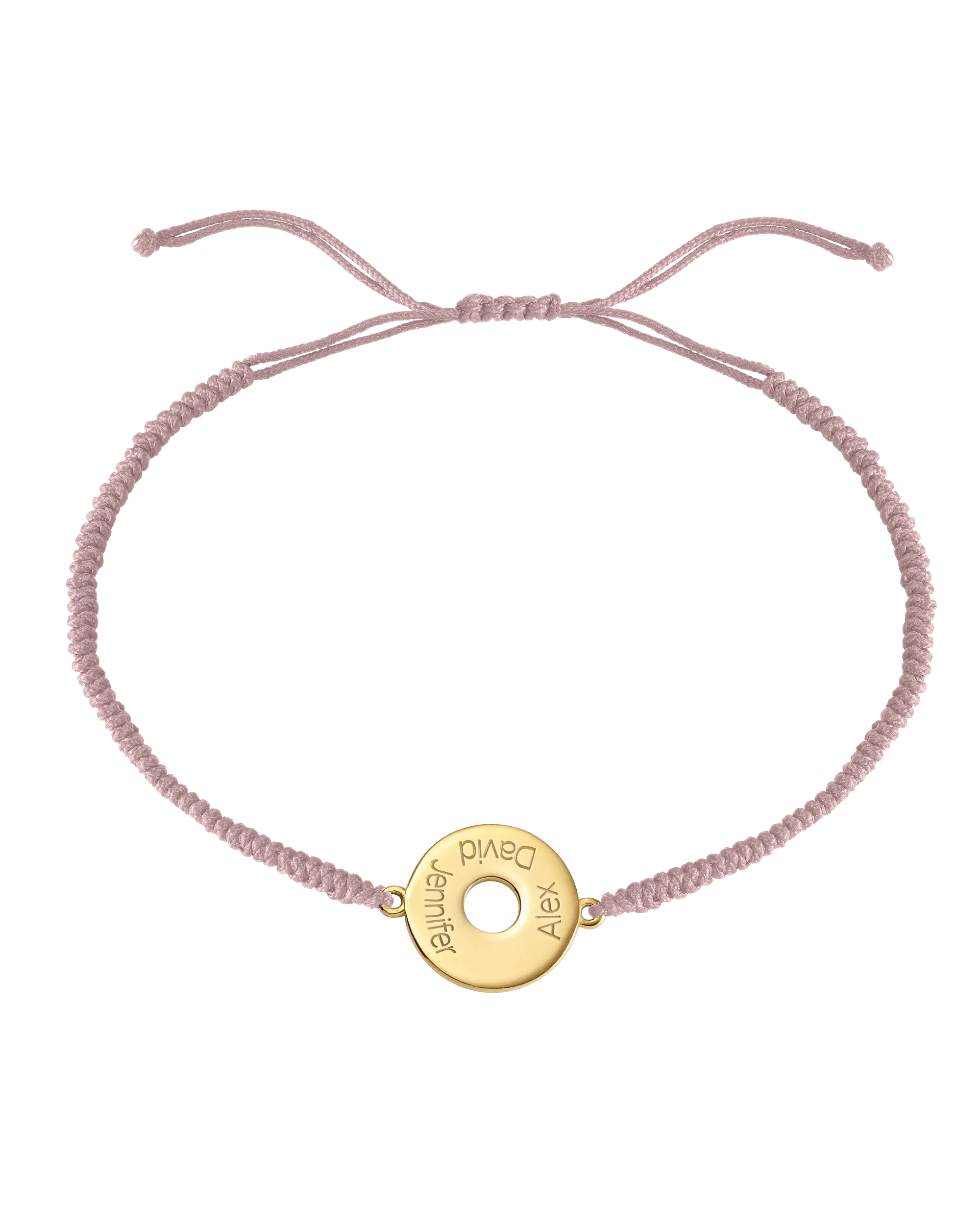 Donut Cord Bracelet - 18K Gold Vermeil