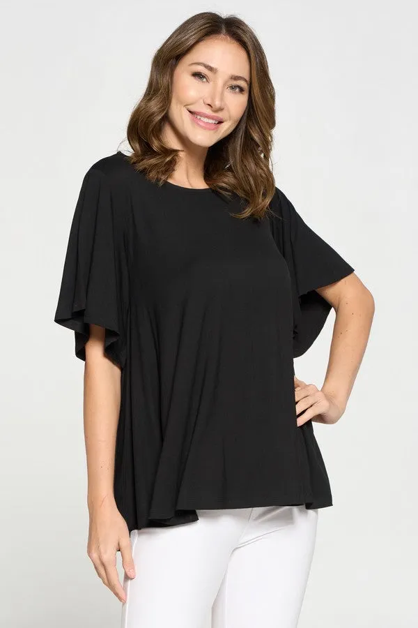 Draped & Flowy Short Sleeve Top