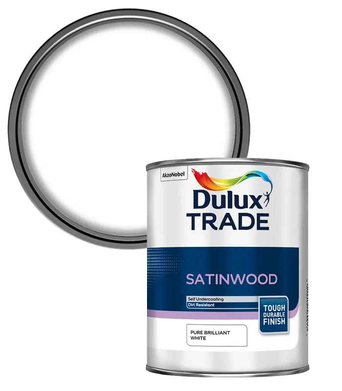 Dulux Trade Satinwood Paint - Pure Brilliant White