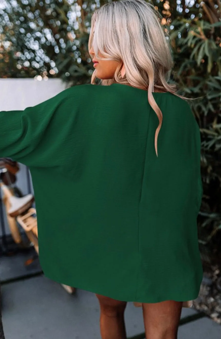 Emerald Green Blouse