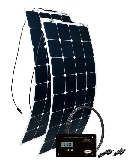 Go Power GP-Flex-30 30 Watt Solar Kit w. 10A Digital Controller