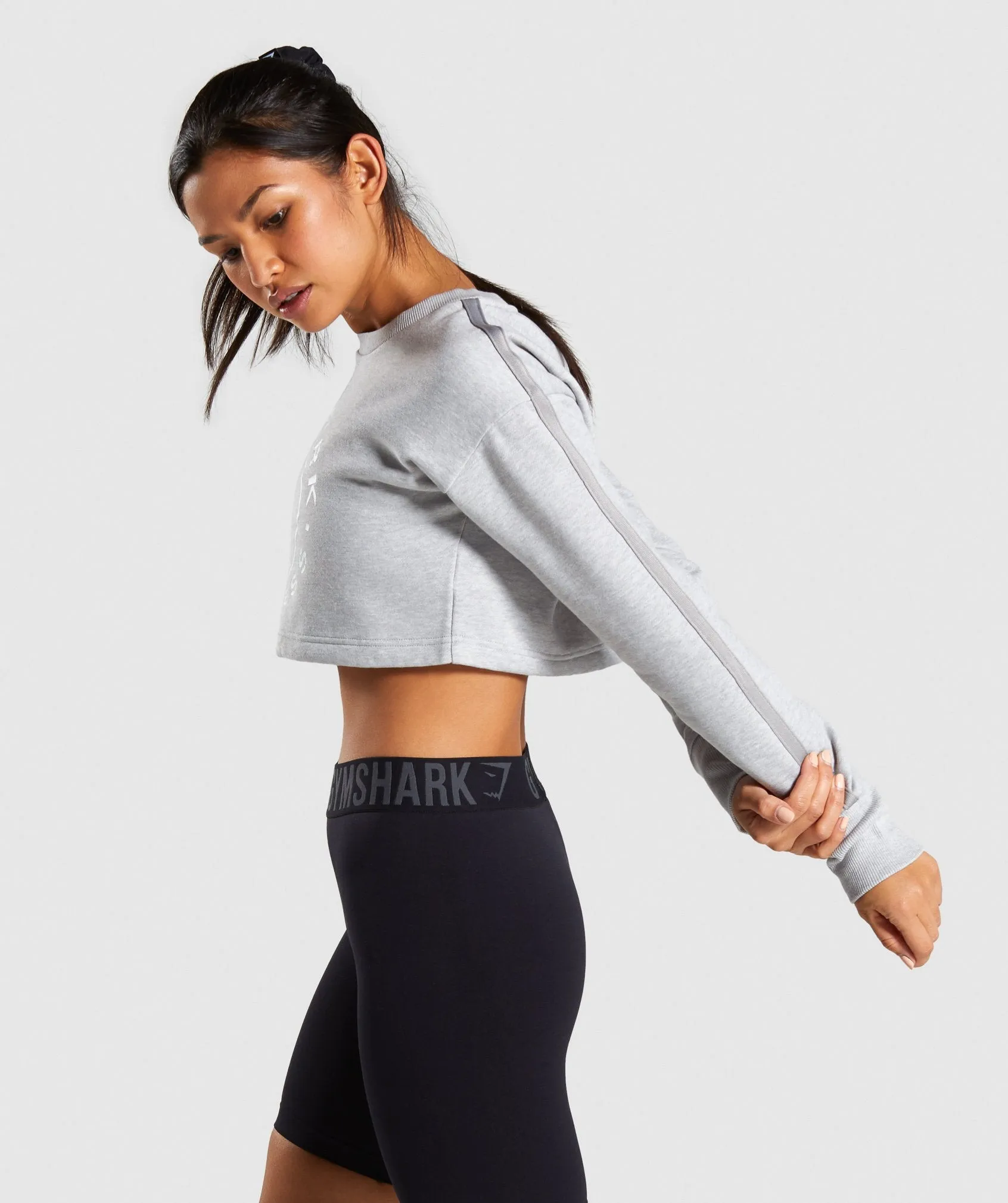 Gymshark Legacy Fitness Sweater - Light Grey Marl