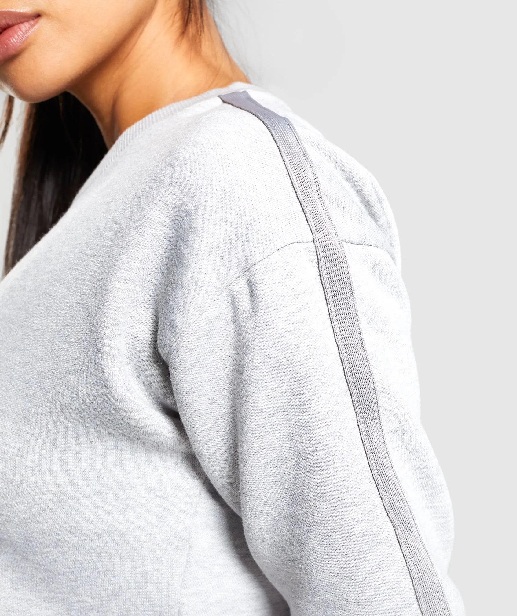 Gymshark Legacy Fitness Sweater - Light Grey Marl