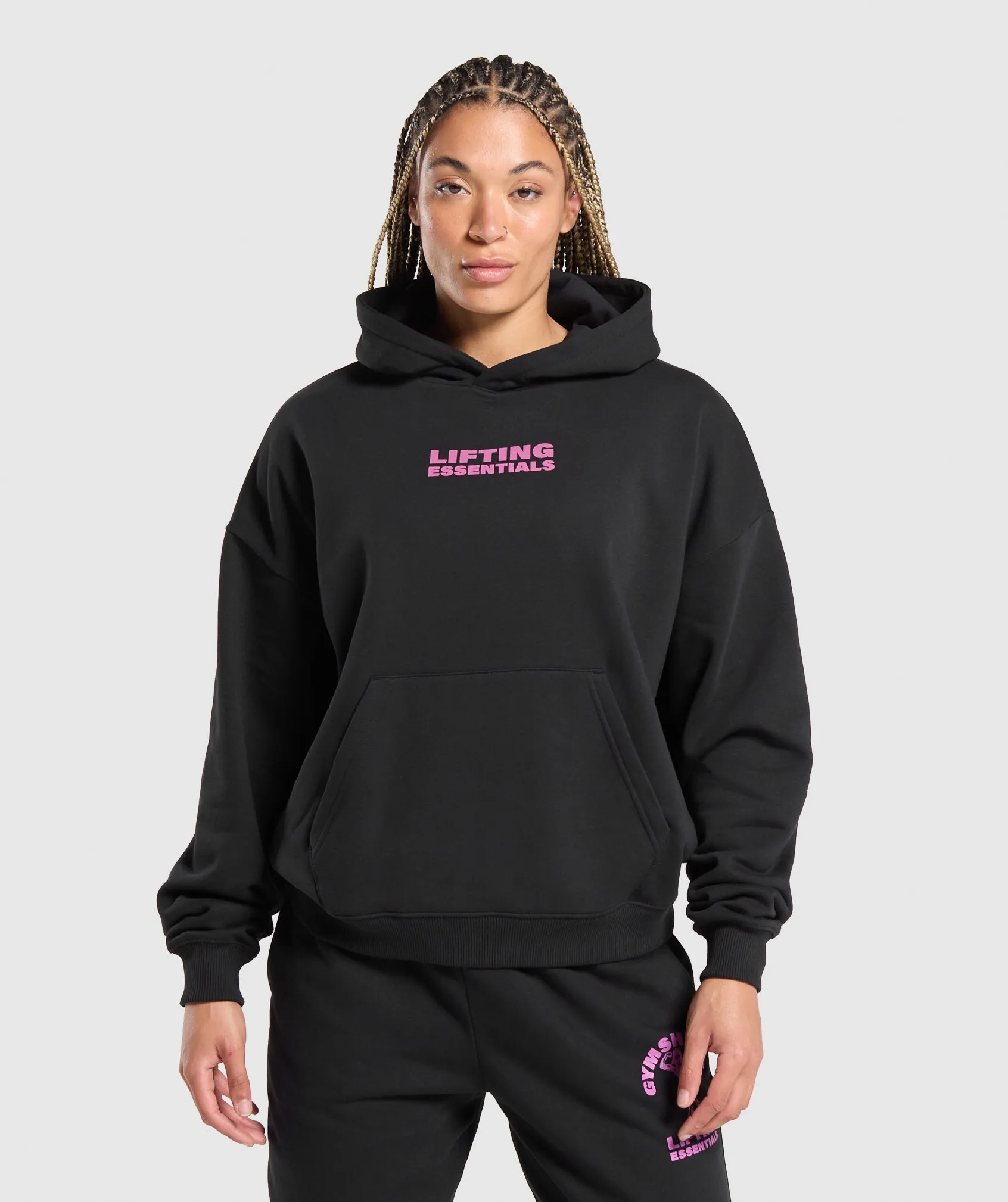 Gymshark Strong Women Oversized Hoodie - Black