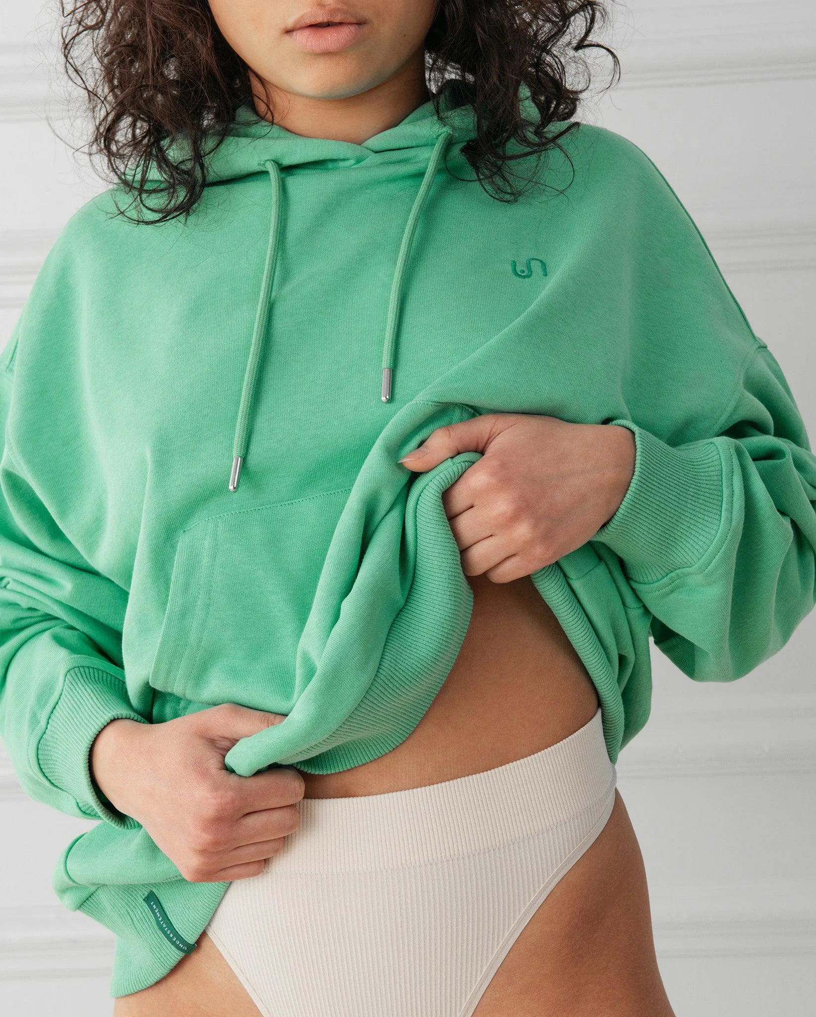 Hooded Sweat Green Ivy