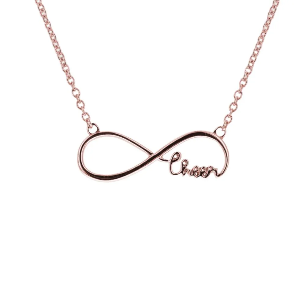 Infinity Cheer Necklace | Gold