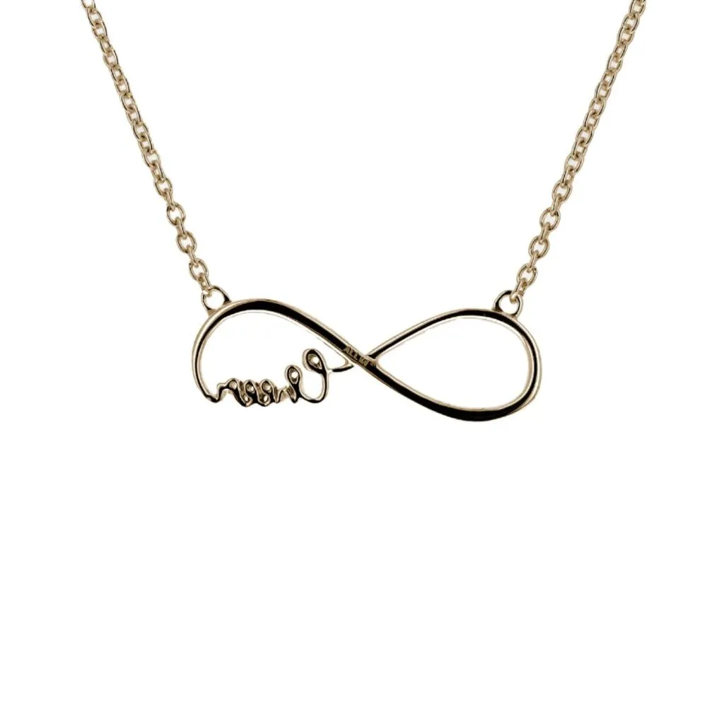 Infinity Cheer Necklace | Gold