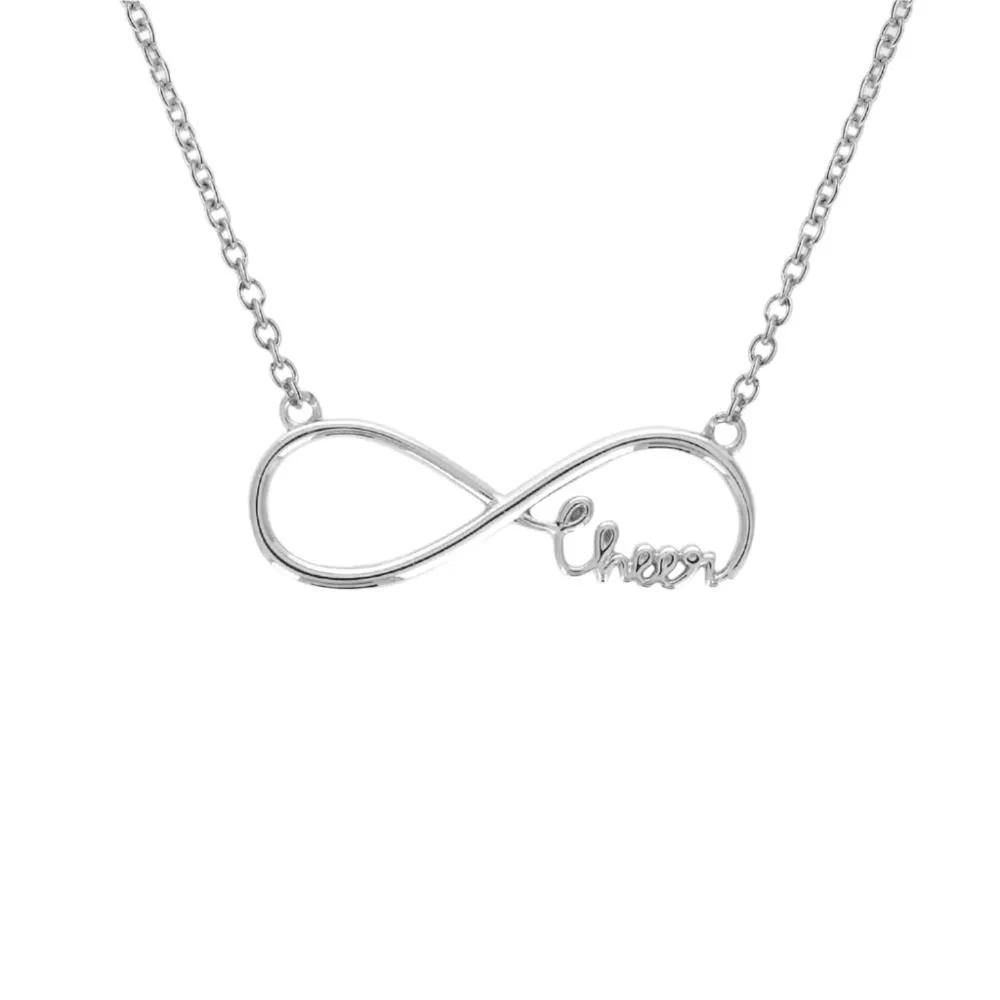 Infinity Cheer Necklace | Gold