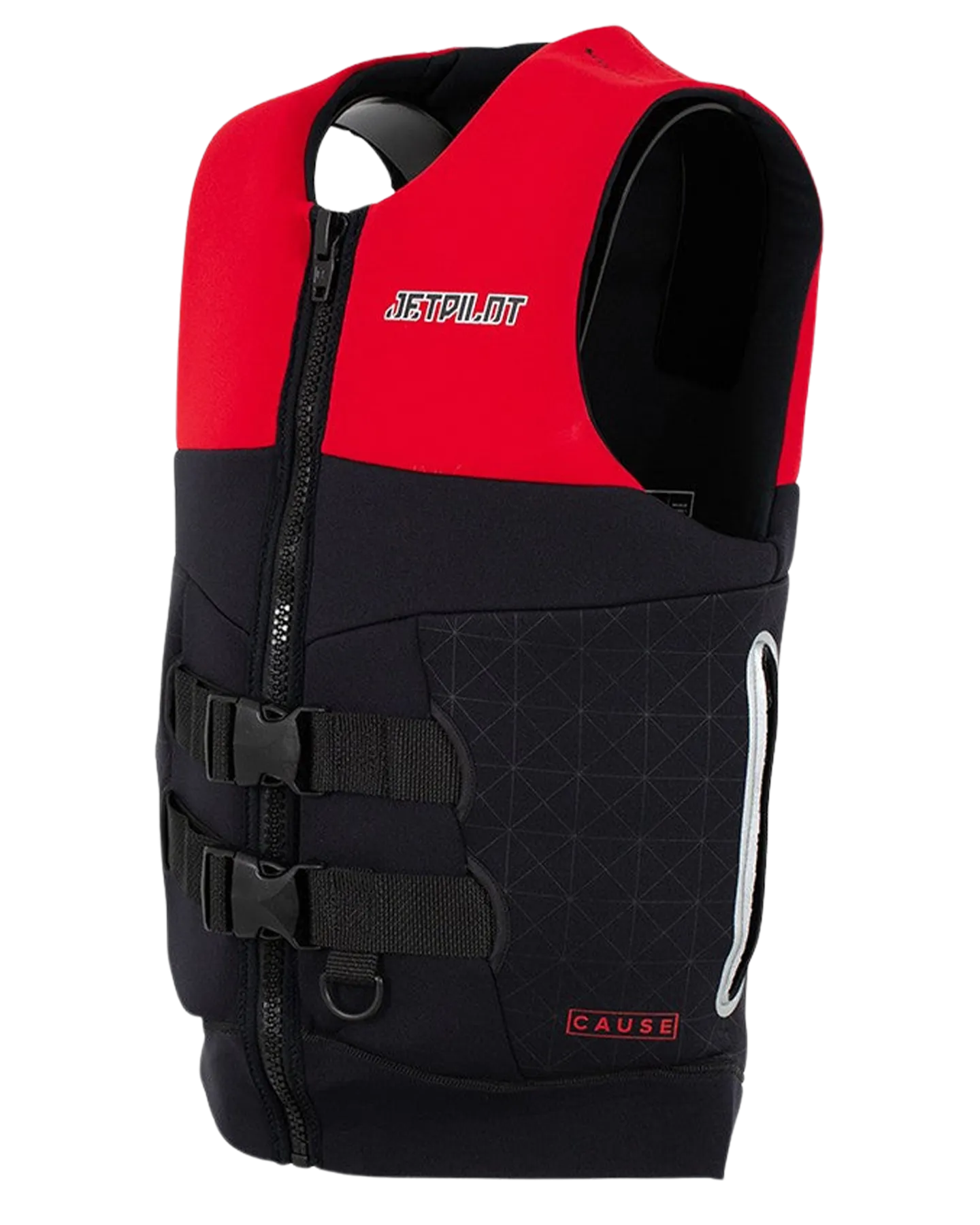 Jetpilot Cause Mens S-Grip Neo Vest - Red Level 50 - 2022