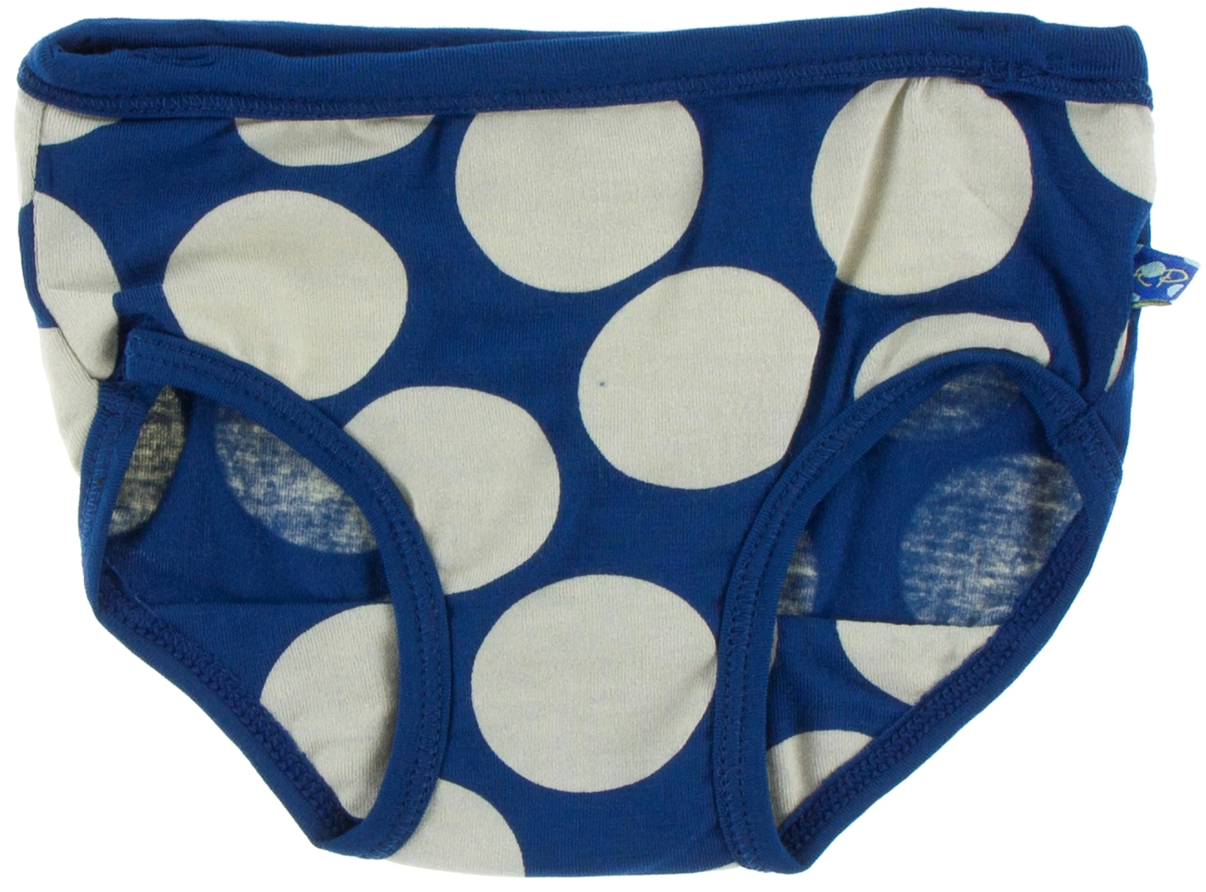 KicKee Pants Bright London Stripe & Navy Mod Dot Girl's Underwear Set