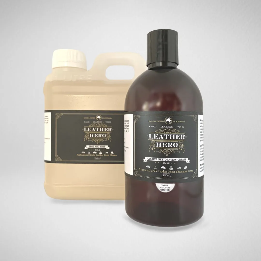 Leather Colour Cream Kit - Aniline Golden