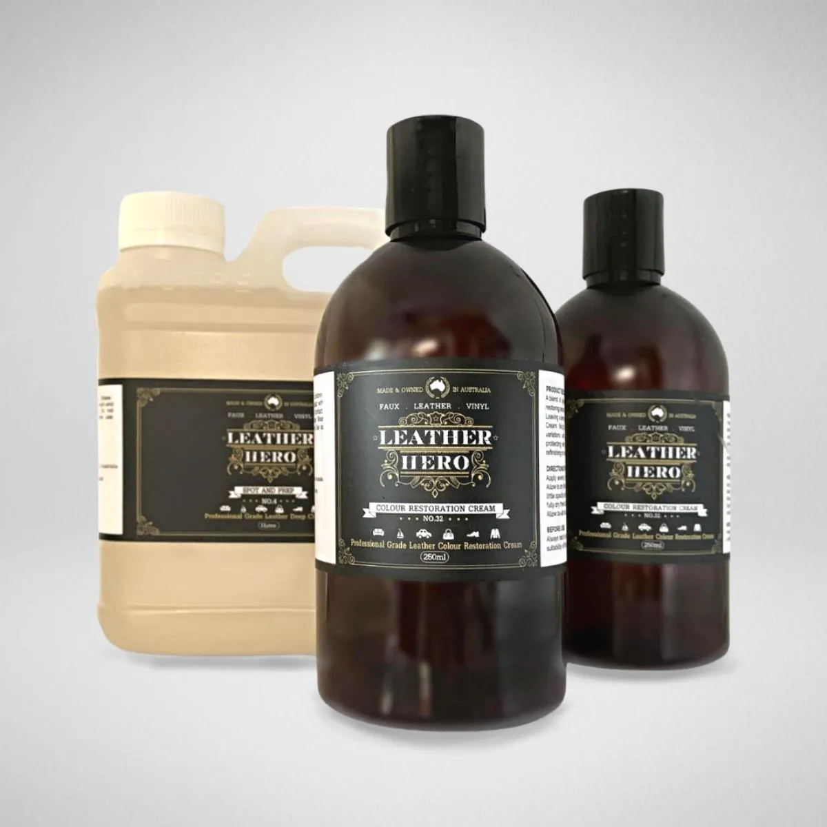 Leather Colour Cream Kit - Aniline Golden