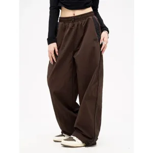 Lune | Retro wide drawstring pants