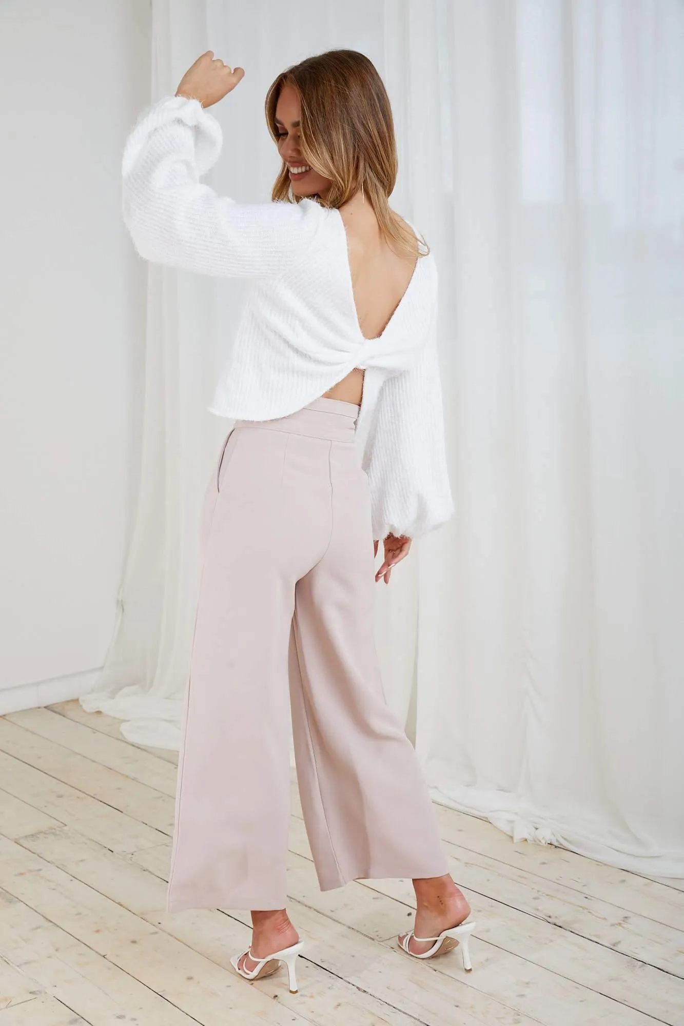 Match Made In Heaven Pants - Blush