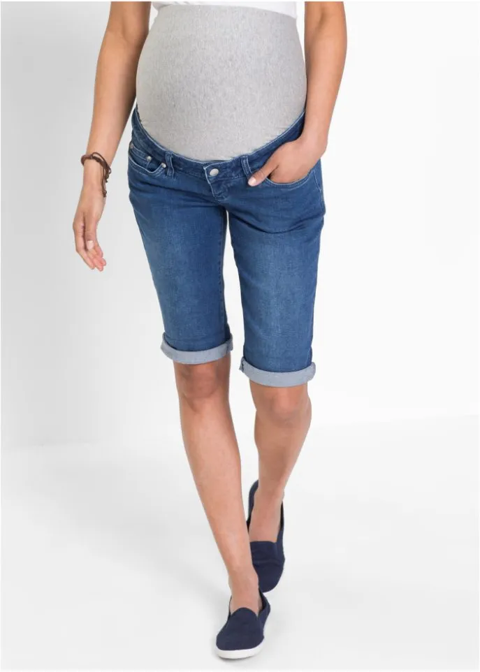 Maternity jeans shorts Bpc Bonprix Collection, orange