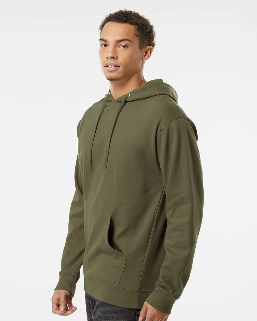 Midweight Hooded Pullover Sweatshirt