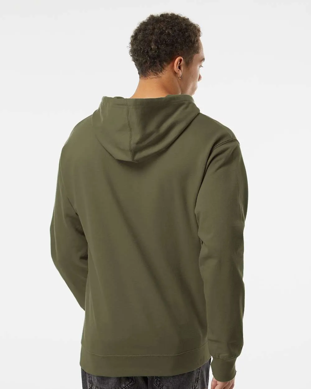 Midweight Hooded Pullover Sweatshirt