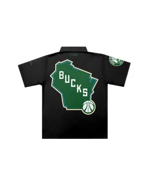 Milwaukee Bucks "Big Logo" Traditional Barber Jacket