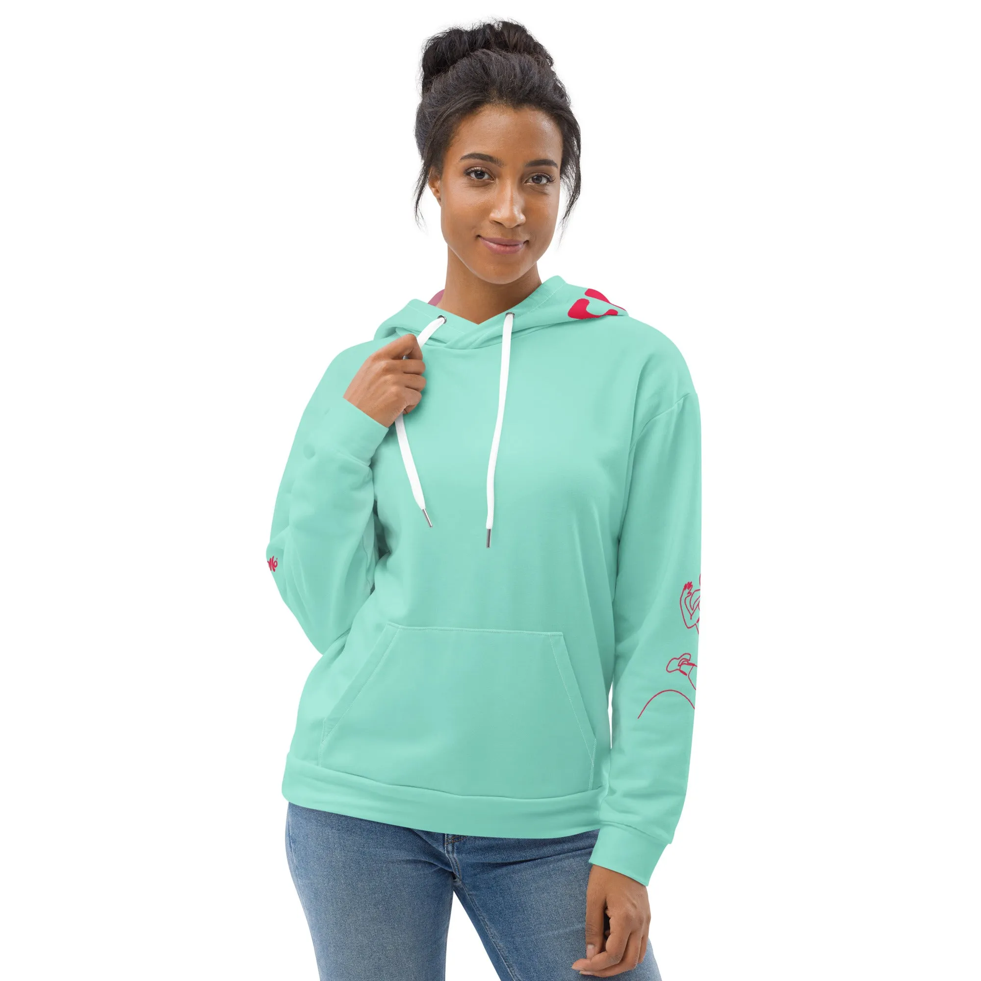 Mint Swing Away Girls Version Hoodie