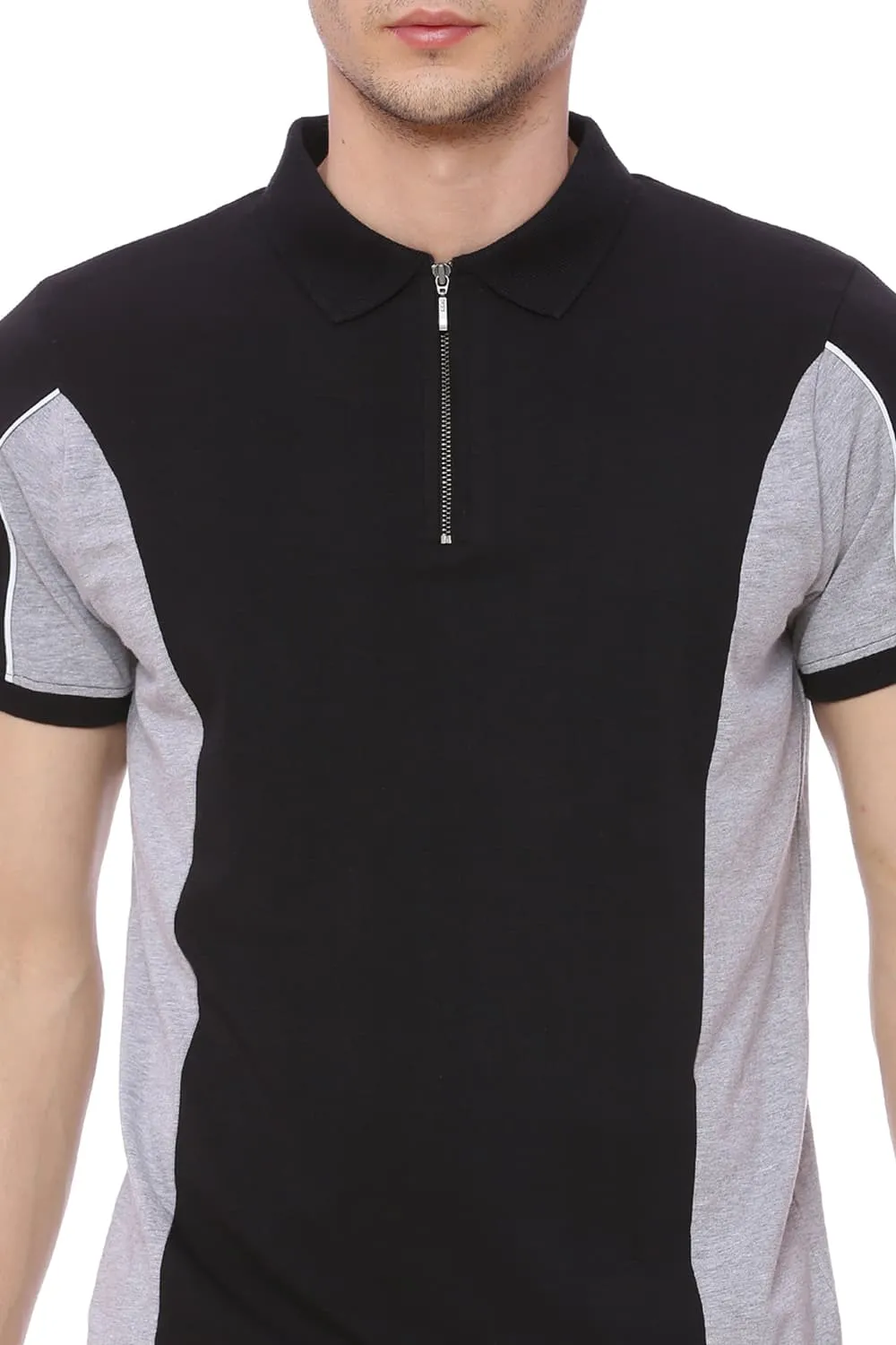 Muscle Fit Stretch Polo T Shirt