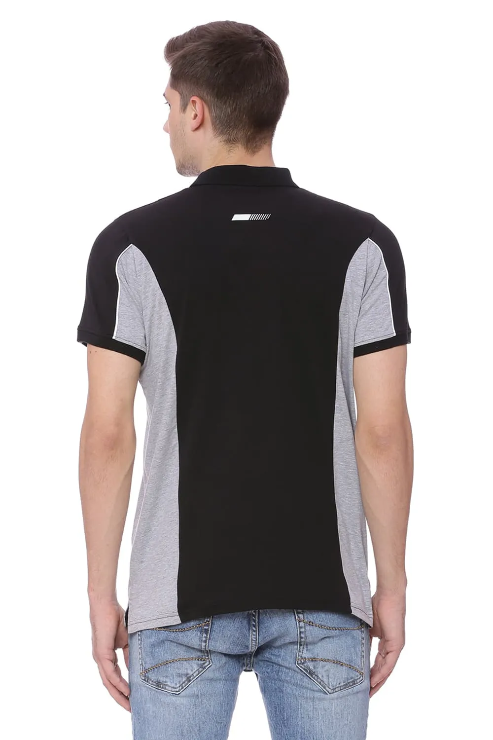 Muscle Fit Stretch Polo T Shirt