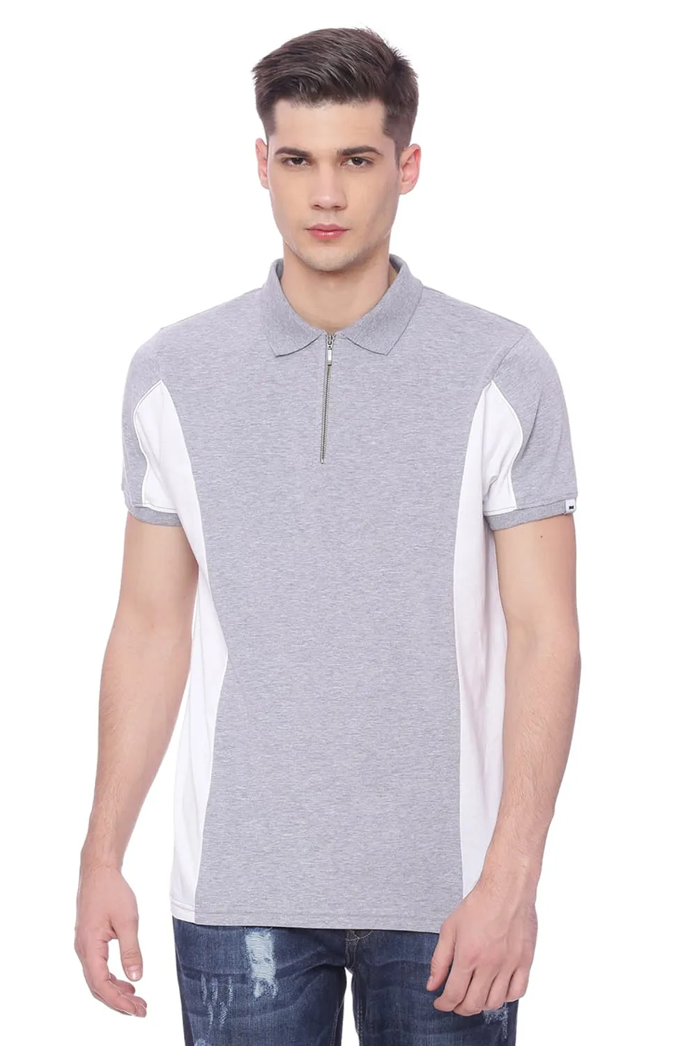 Muscle Fit Stretch Polo T Shirt