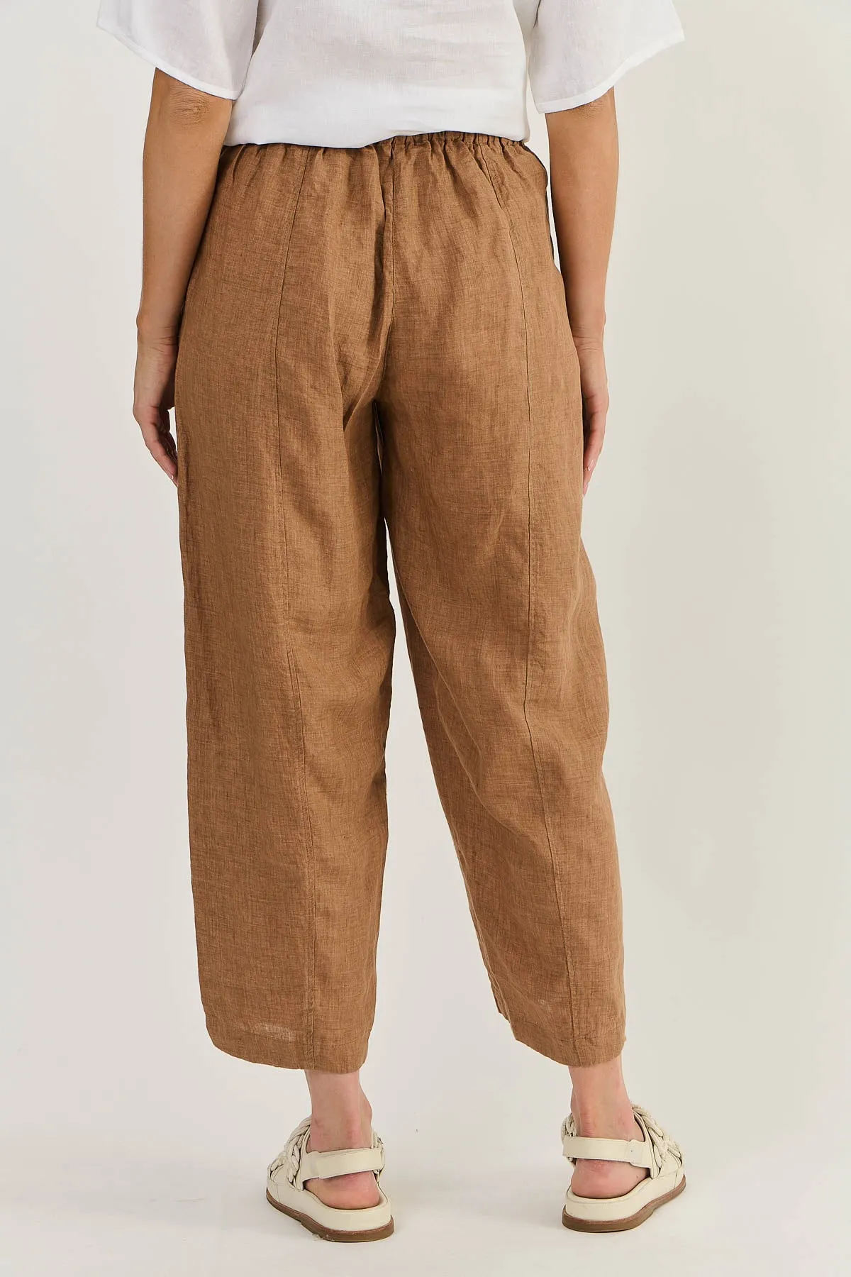 Naturals - Linen Pants Gingerbread | GA524