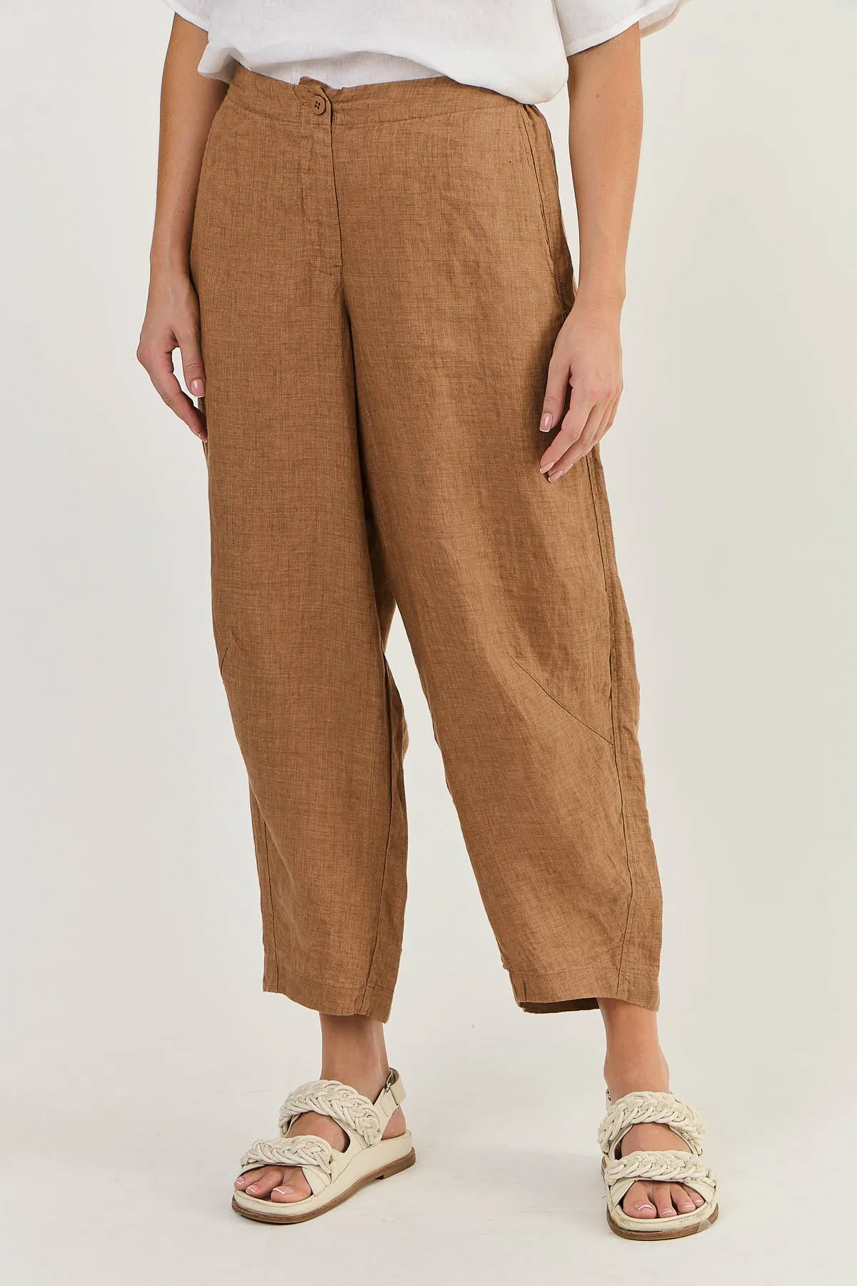 Naturals - Linen Pants Gingerbread | GA524